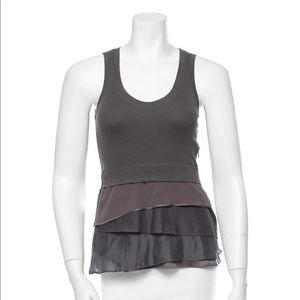 Brunello Cucinelli sleeveless grey tank top